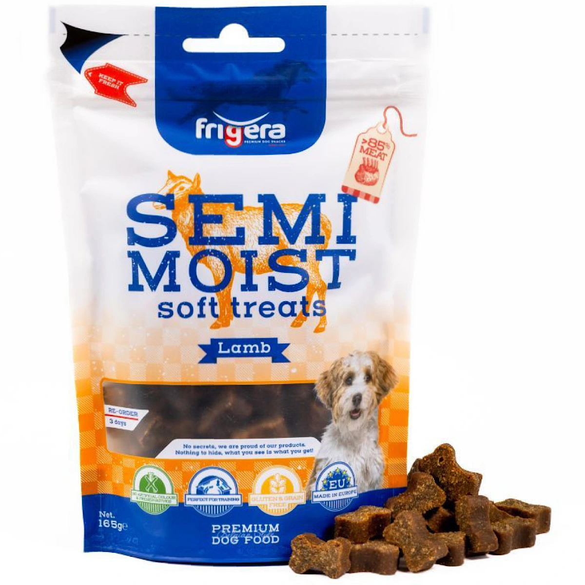 Semi-Moist Soft High Lam 165 g - bløde hundesnacks